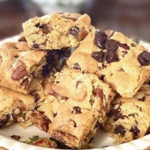 Blondies Pecans y Chocolate