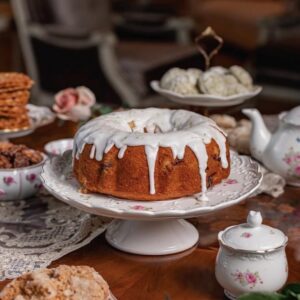 Blueberries and Lemon Bundt Cake