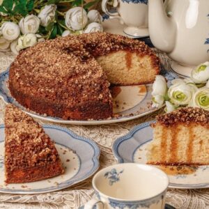 Maple and pecans cake